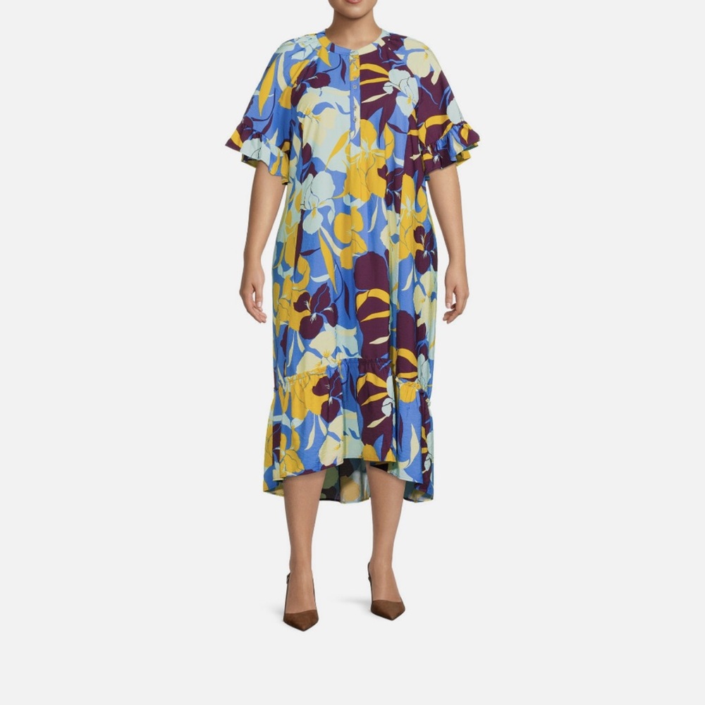 Terra & Sky Multicolor High Low Dress